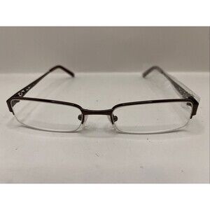 LRI Eyeglasses FM2723 HalfRim Designer Demo Lens Red 52-19-130
